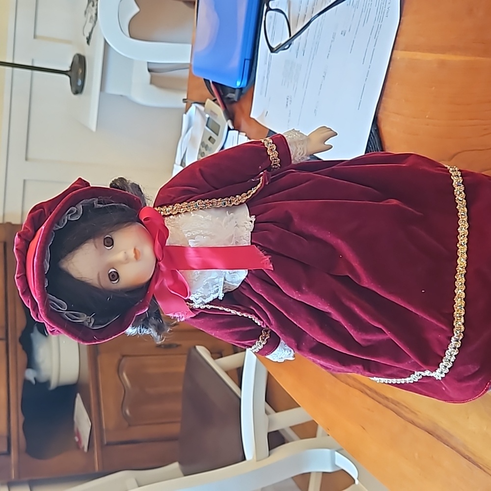 Last One. Porcelain Keepsake Beautiful Doll Great Price!